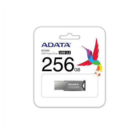 ADATA | USB Flash Drive | UV350 | 256 GB | USB 3.2 | Silver - 2